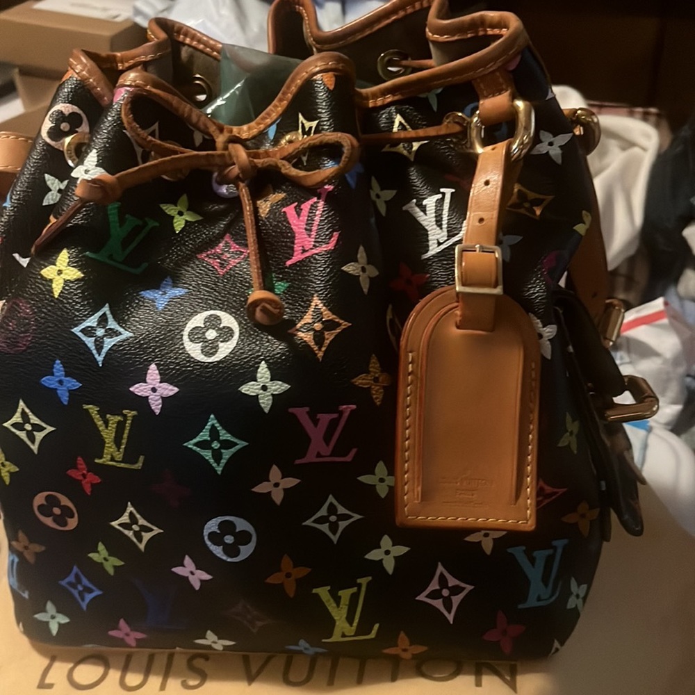 - Authentic Louis Vuitton multicolored Noe 1 hour only